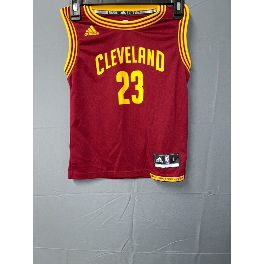 Cleveland Cavaliers Jersey Boys L Red‎ LeBron James 23# Adidas Basketball Team